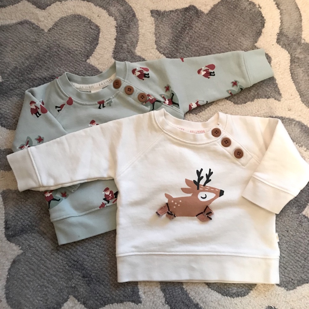 Hallmark Baby Christmas Sweaters 0-3 mos